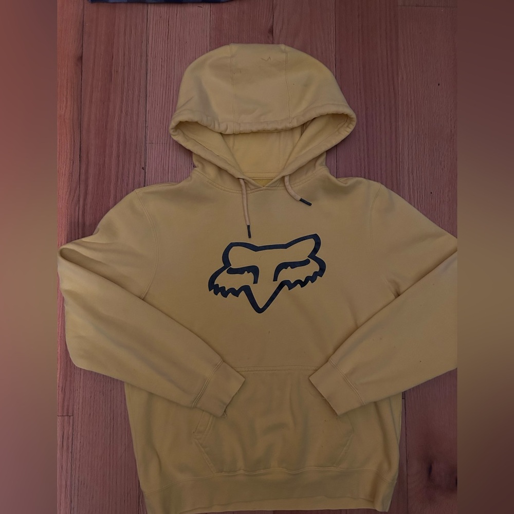 Fox Men's Mustard Hoodie